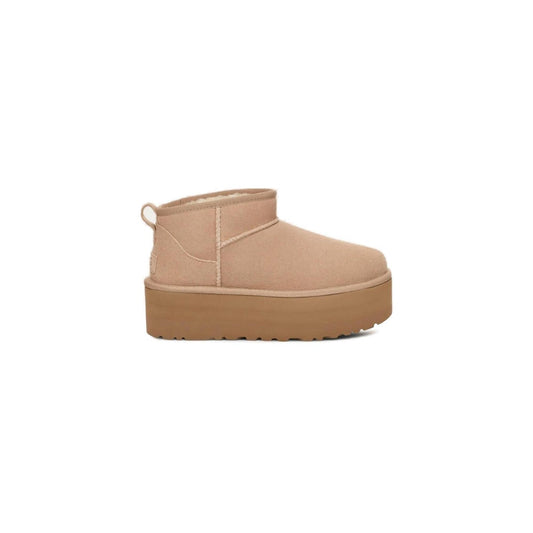 Bottines UGG Femme Beige - Confort Luxueux Automne/Hiver