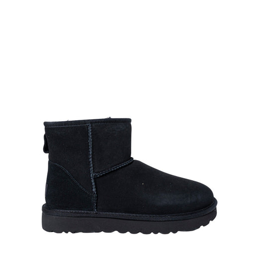 Bottines UGG Femme Noir Cuir & Chamois - Luxe Premium Hiver